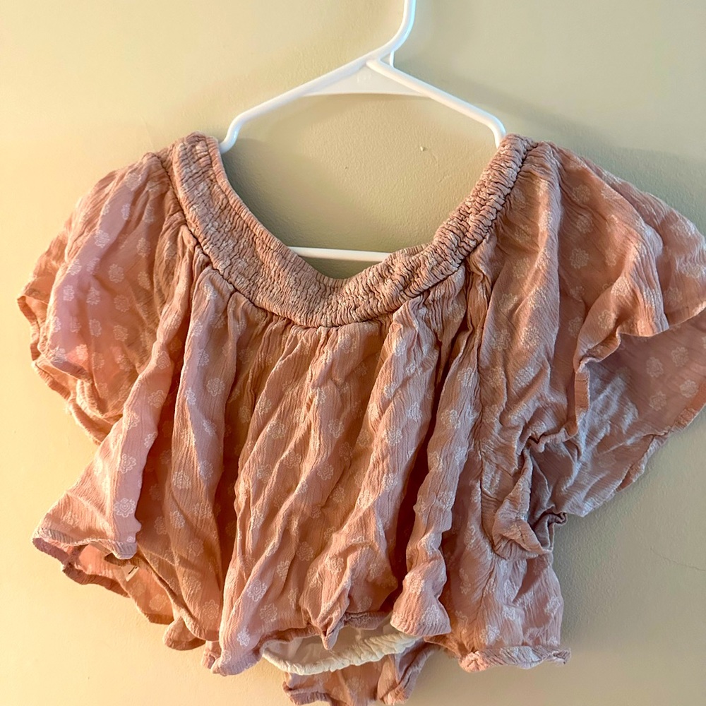 American Eagle, flowy, crop top